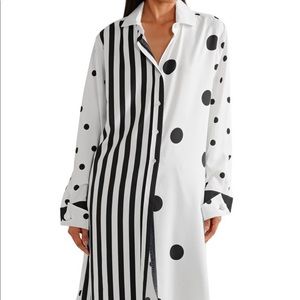 Monse Polka Dot / Striped dress shirt